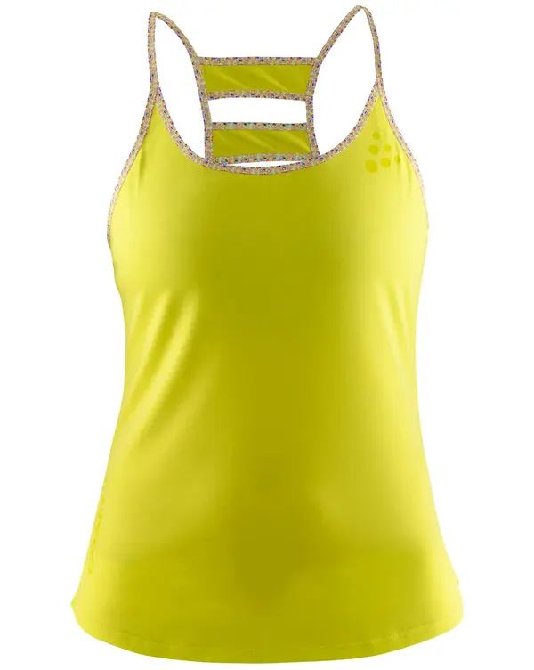 Craft Women's Craft Breakaway Green Tank Top, L