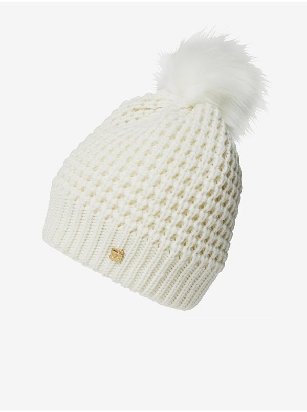 Helly Hansen Women's cream beanie HELLY HANSEN W SNOWFALL BEANIE - Women