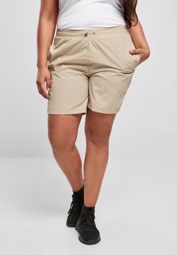 Urban Classics Women's Crinkle Nylon Concrete Shorts