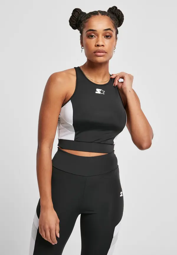 Starter Black Label Women's Cropped Sports Top Starter Black/White