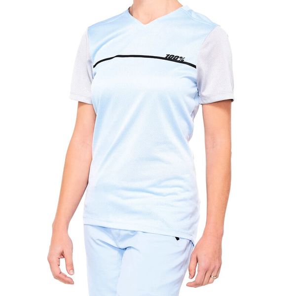 100% Women's cycling jersey 100% Ridecamp blue M