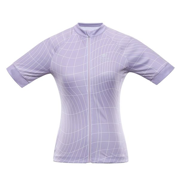 ALPINE PRO Women's cycling jersey with cool-dry ALPINE PRO SAGENA pastel lilac variant pa
