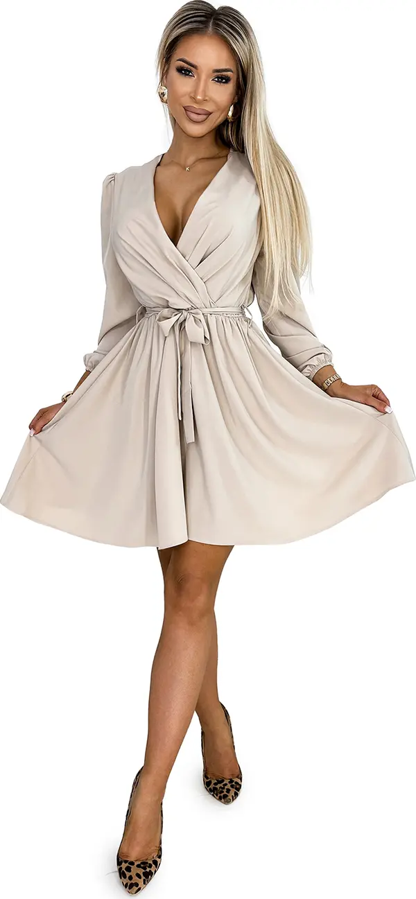 NUMOCO Women's dress with Numoco neckline