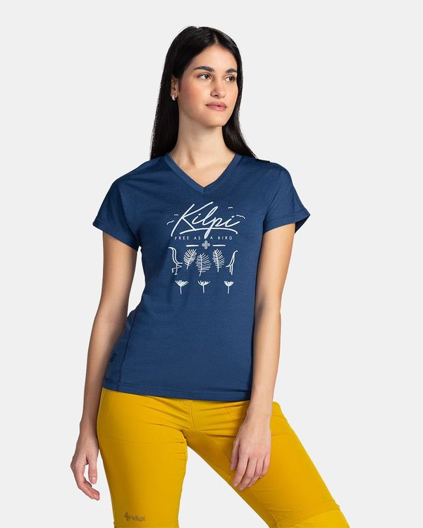 Kilpi Women's functional T-shirt KILPI MERIN-W Dark blue