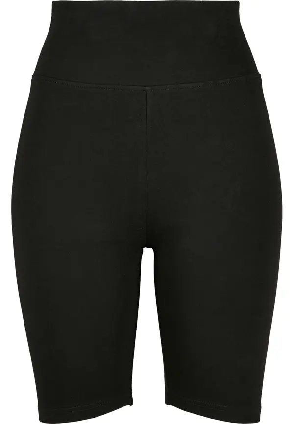 Urban Classics Women's high-waisted cycling shorts - black
