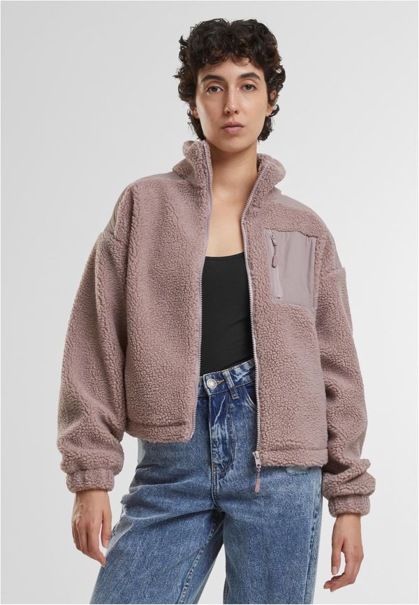 Urban Classics Women's jacket Sherpa Mix powder pink