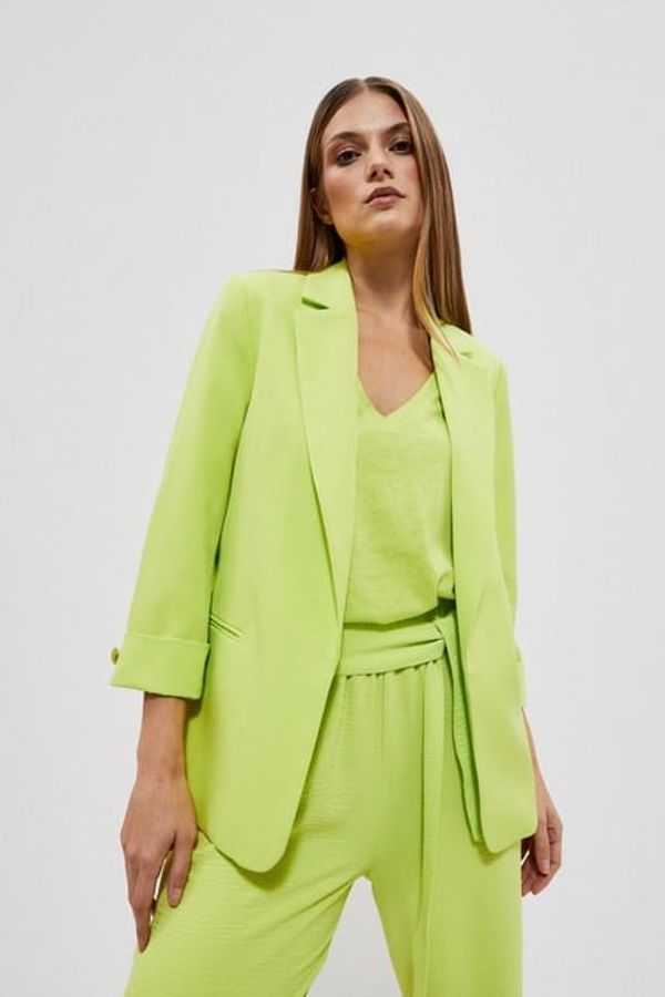 Moodo WOMEN'S JACKETS L-MR-4010 L.Green