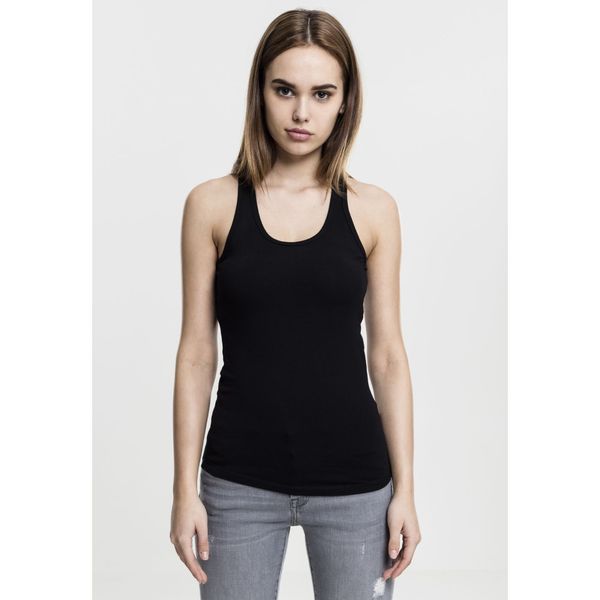 Urban Classics Women's jersey black tank top