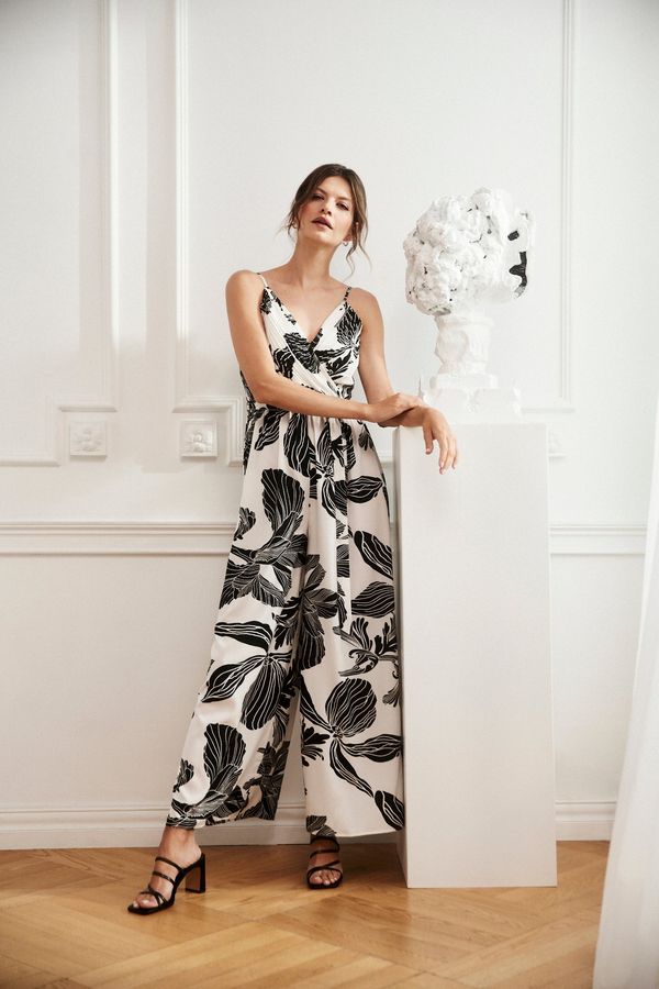 Moodo Women's Jumpsuit MOODO - Black/White