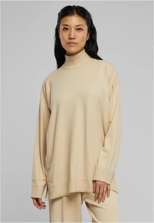 Urban Classics Women's knitted sweater made of eco-viscose with wet sand