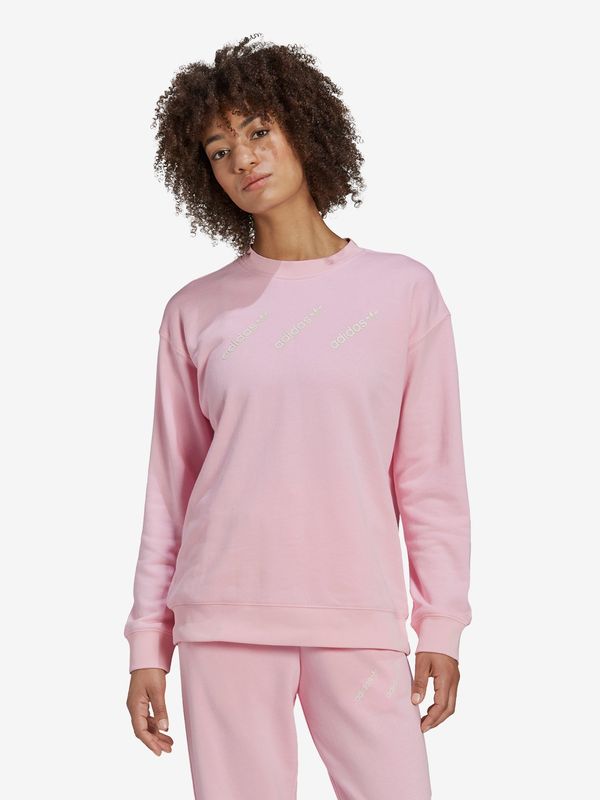 Adidas Women's light pink adidas Originals sweatshirt
