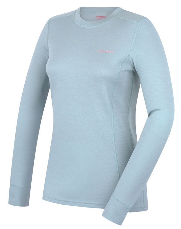HUSKY Women's merino sweatshirt HUSKY Aron L faded mint