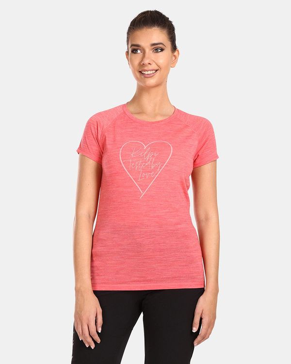 Kilpi Women's merino wool T-shirt Kilpi ZARJA-W Pink