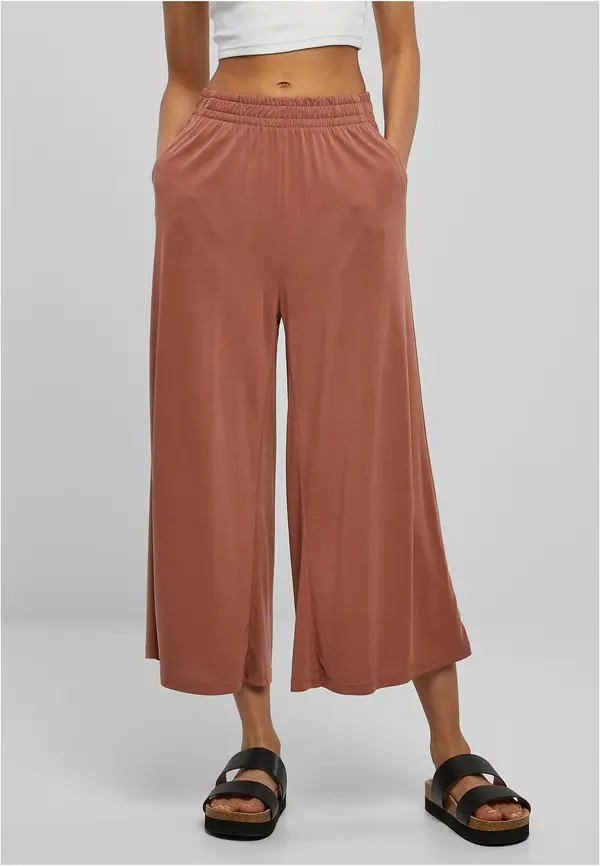 Urban Classics Women's modal Culotte terracotta