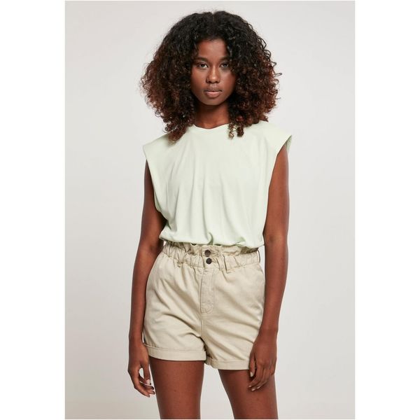 Urban Classics Women's Modal Padded Shoulder Tank Light Mint