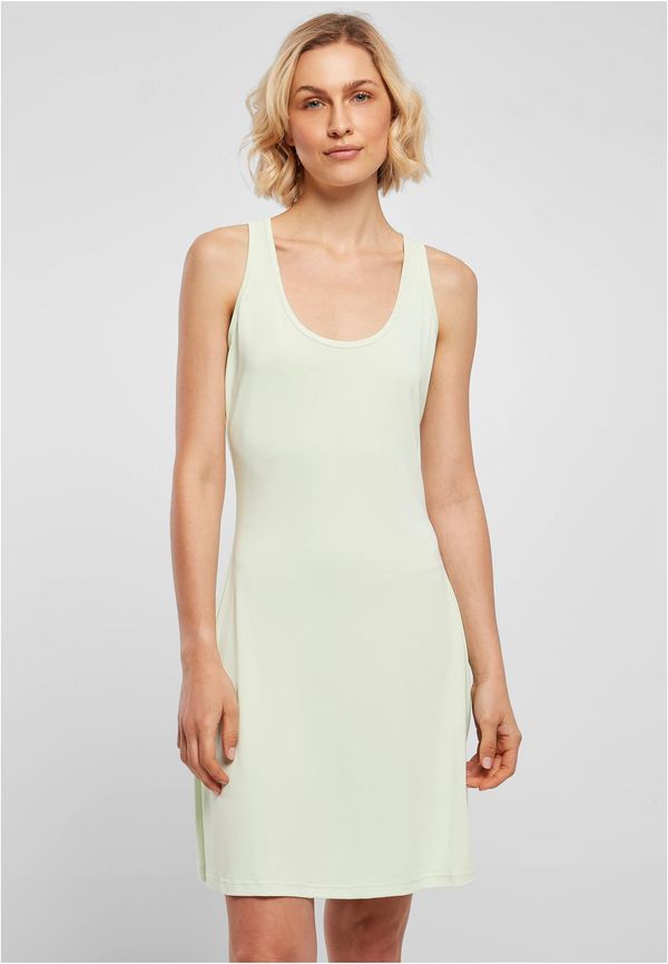 Urban Classics Women's Modal Short Dress with Back Shirts Light Mint