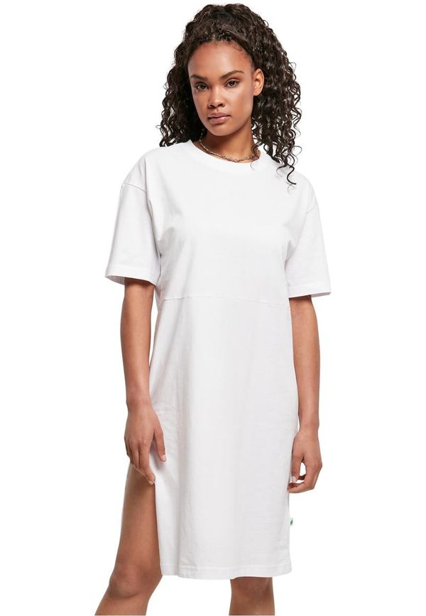 UC Ladies Women's Organic Oversized T-Shirt with Slit White
