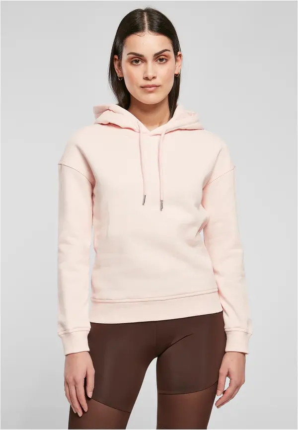 Urban Classics Women's Organic Pink Hooded