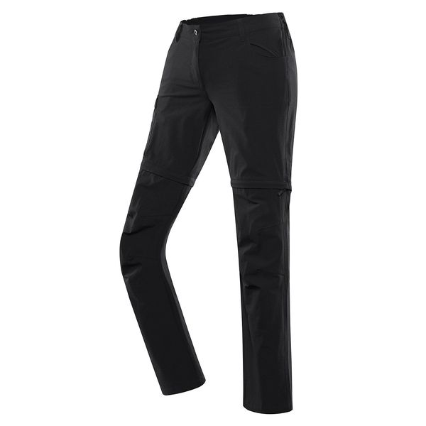 ALPINE PRO Women's outdoor pants with detachable legs ALPINE PRO NESCA black
