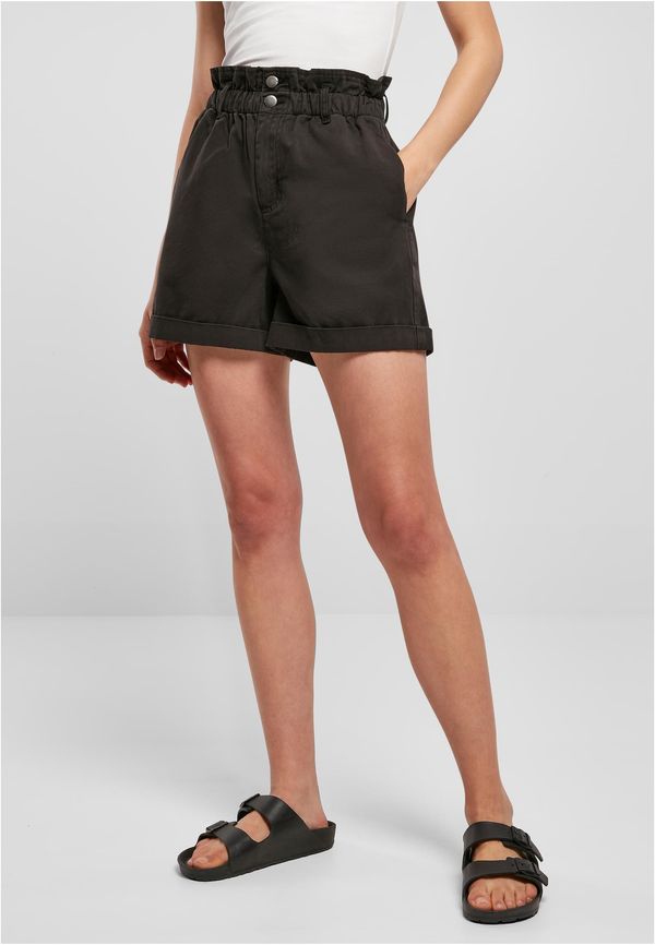 UC Ladies Women's Paperbag Shorts - Black