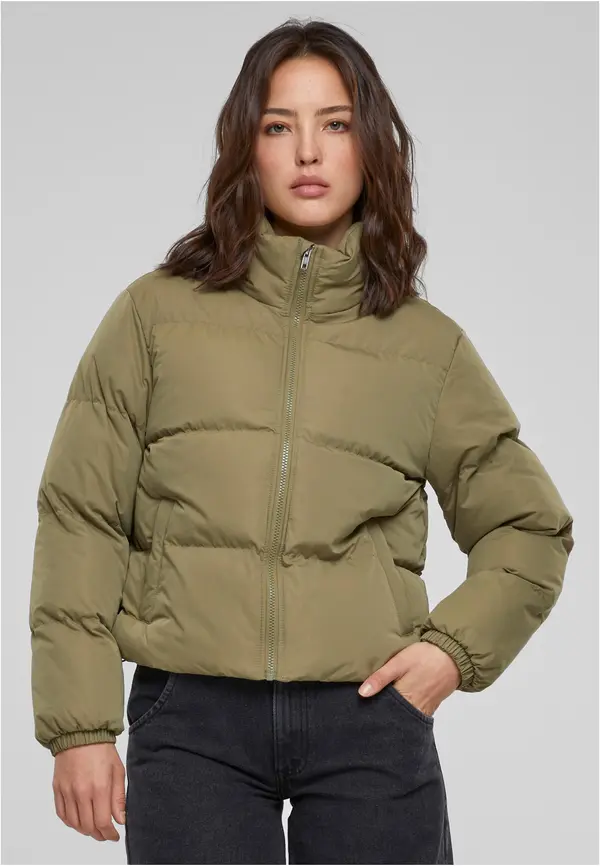 Urban Classics Women's Peached Puffer Tiniolive Short Jacket
