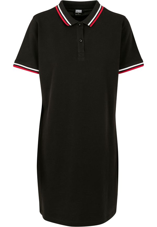 Urban Classics Women's Polo Dress, Black