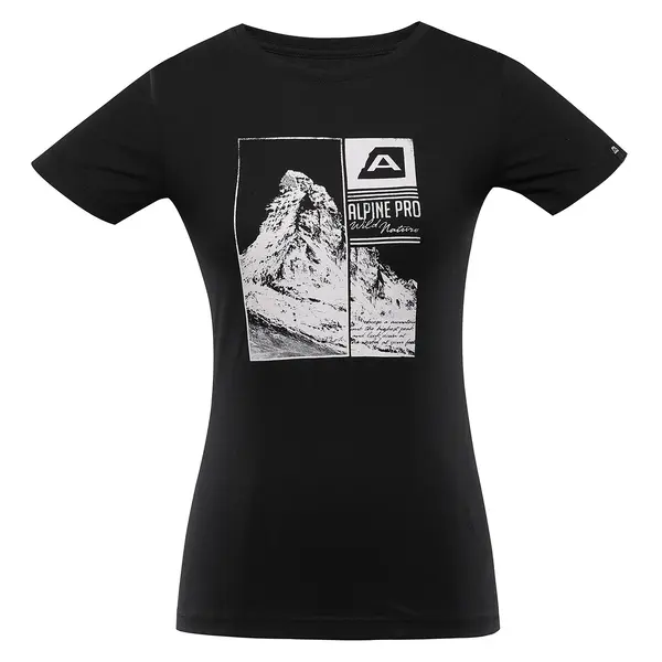 ALPINE PRO Women's quick-drying T-shirt ALPINE PRO MONENA black variant pa