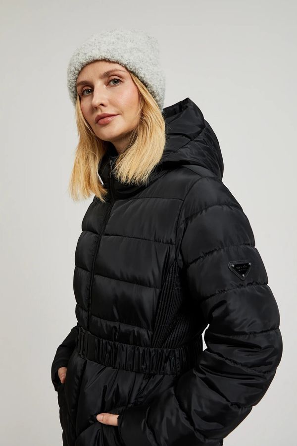 Moodo Women's quilted coat MOODO - black