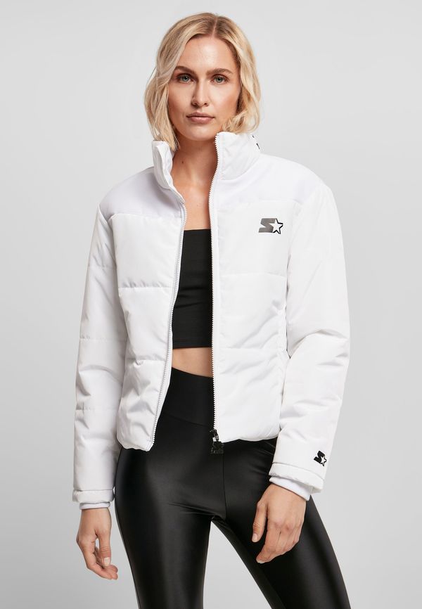 Starter Black Label Women's quilted jacket Starter Logo white