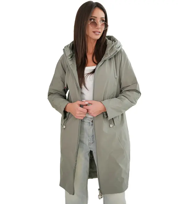 Pri Women's SARA coat - double-sided, oversize, hood, spring, insulated