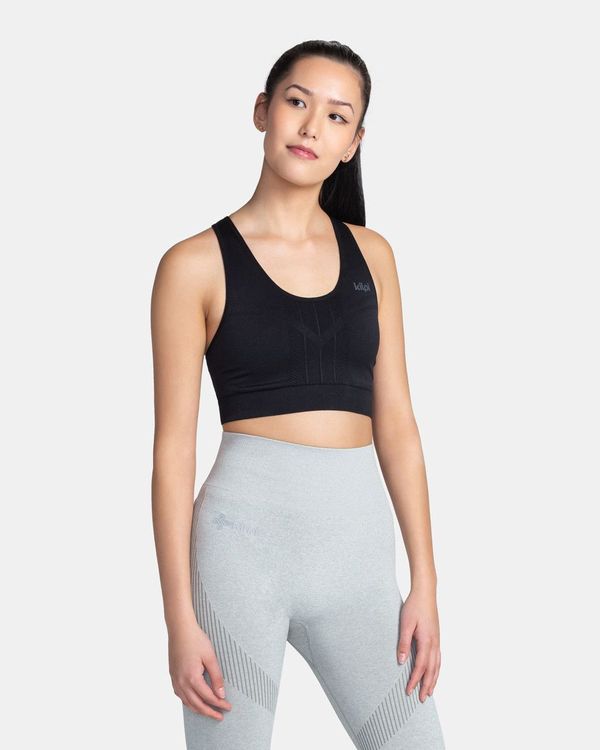 Kilpi Women's seamless sports bra Kilpi WINIE-W Black