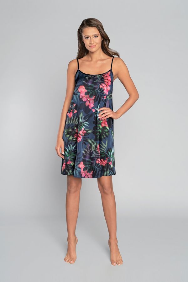 Italian Fashion Women's shirt Amazonia with narrow straps - print