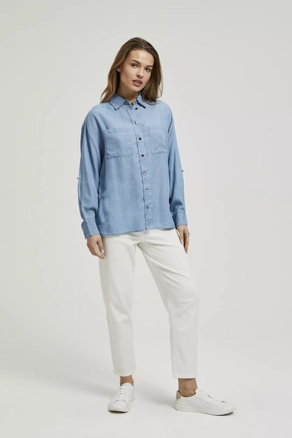 Moodo Women's shirt blue