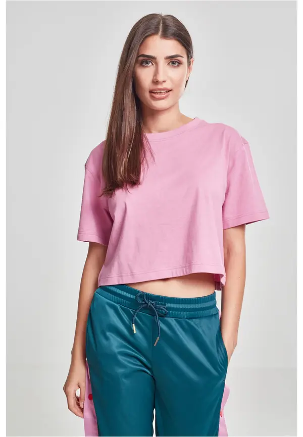 Urban Classics Women's short oversized coolpink t-shirt