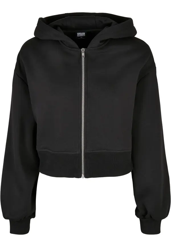 Urban Classics Women's short oversized jacket with zip black