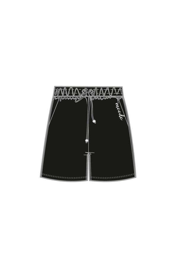 Moodo WOMEN'S SHORTS L-SH-4009 BLACK