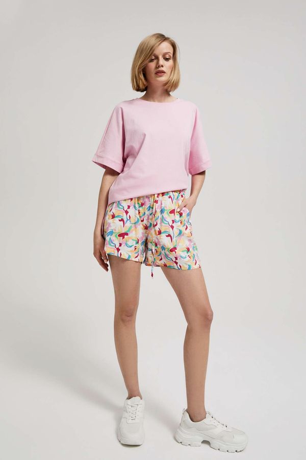Moodo WOMENS SHORTS L-SH-4023 LILA