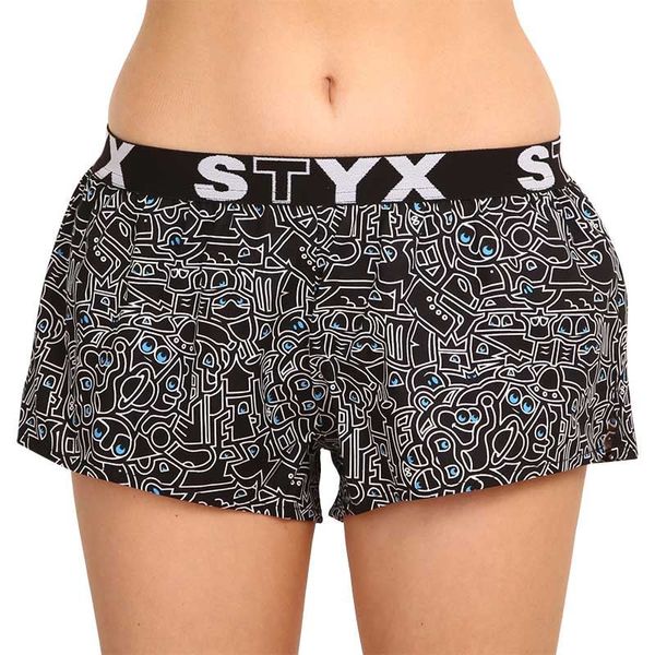 STYX Women's shorts Styx art sports rubber doodle