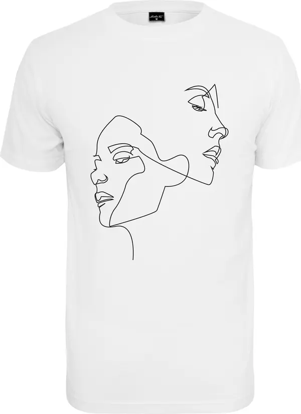 Mister Tee Women's single-breasted T-shirt white