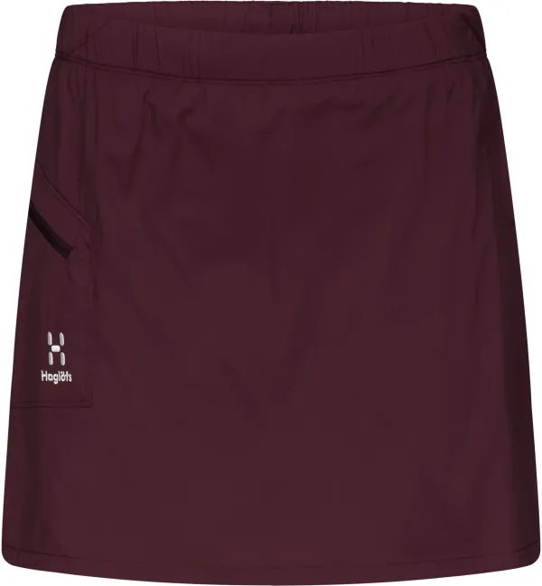 Haglöfs Women's skirt Haglöfs Lite Skort Dark Red