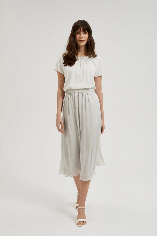 Moodo Women's skirt MOODO - olive/powder pink