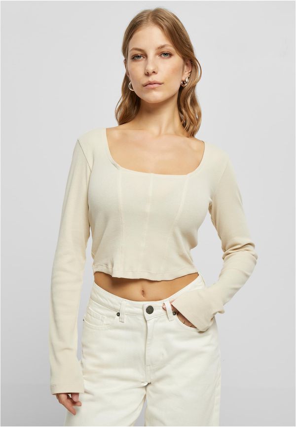 UC Ladies Women's soft grass with short ribs and long sleeves