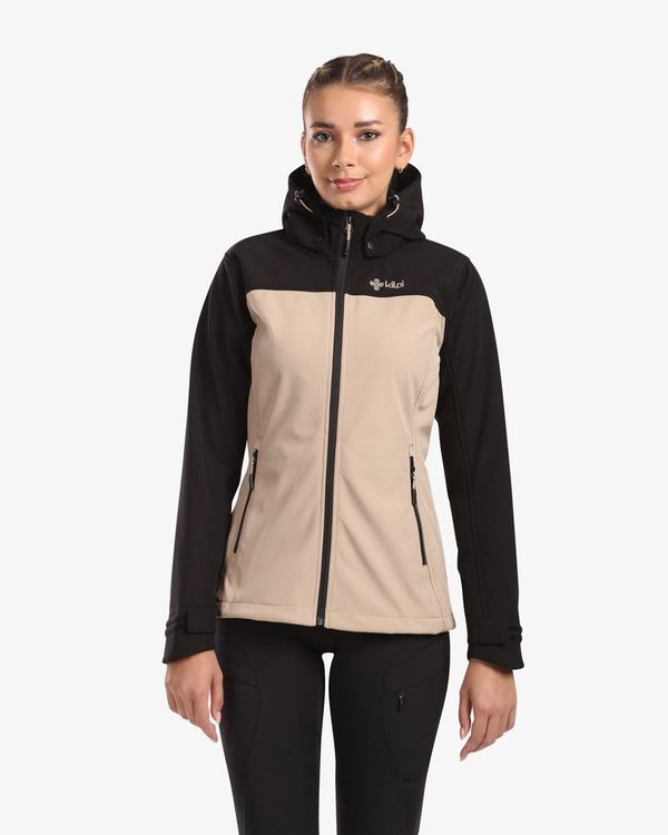 Kilpi Women's softshell jacket Kilpi RAVIA-W Beige
