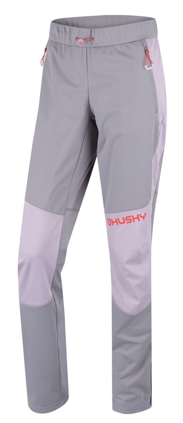 HUSKY Women's softshell trousers HUSKY Kala L purple/grey