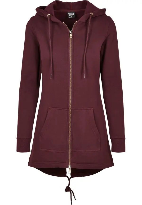 Urban Classics Women's Sweat Parka Redwine