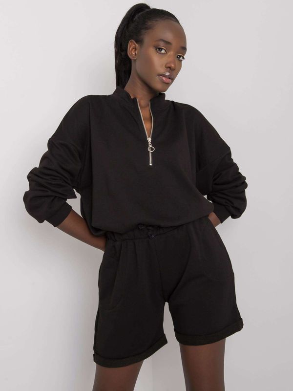 Fashionhunters Women's sweatshirt black