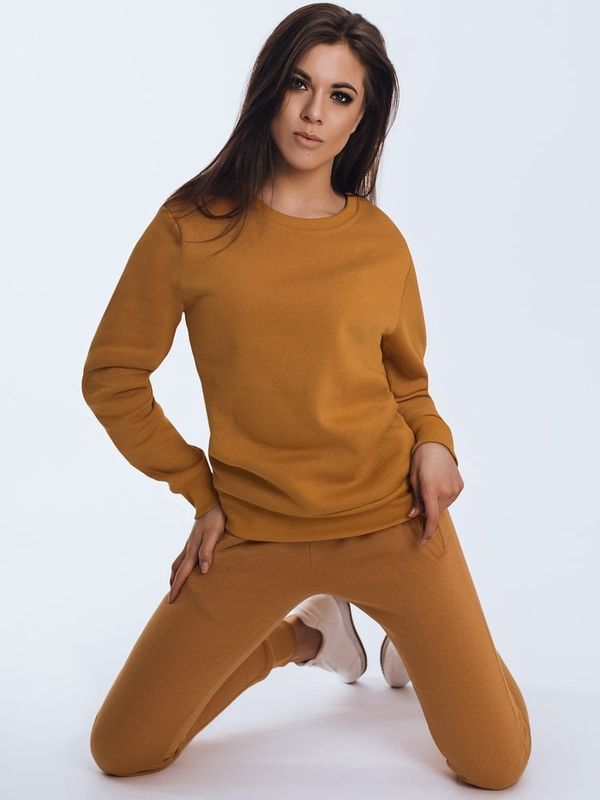 DStreet Women's sweatshirt FITT camel AY0505