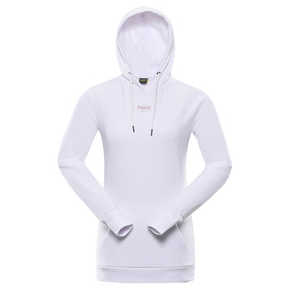 NAX Women's sweatshirt nax NAX UKIMA white