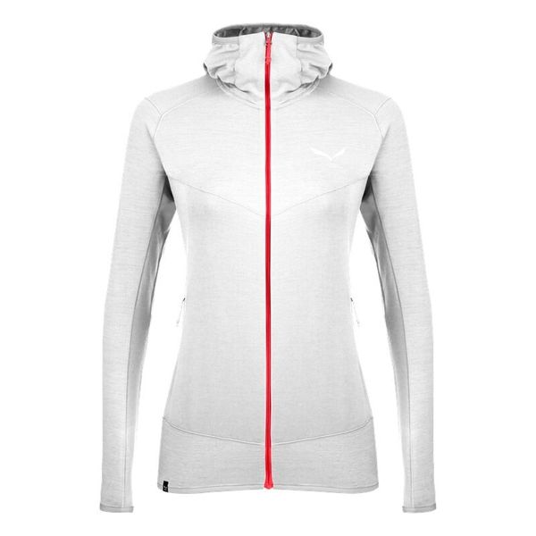 Salewa Women's sweatshirt Salewa Light Micro PL White Melange