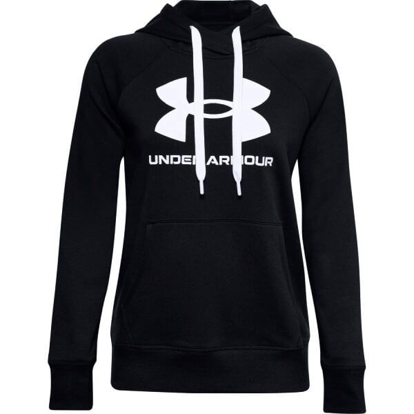 Under Armour Women's sweatshirt Under Armour Rival Fleece Logo Hoodie Black L